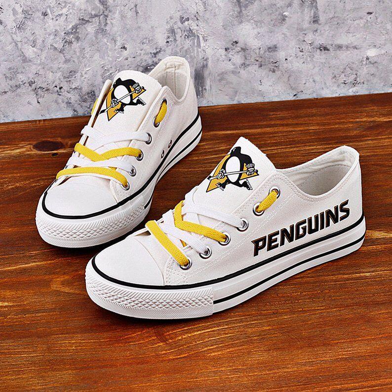 Women's Pittsburgh Penguins Repeat Print Low Top Sneakers 001